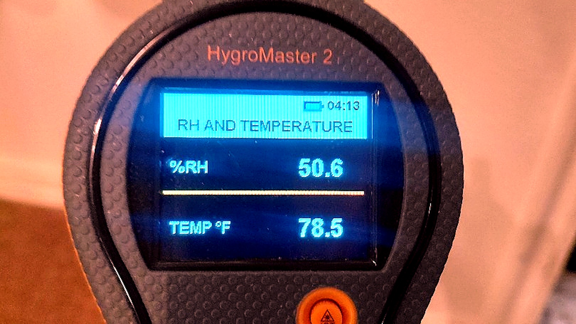 Progress check — HygroMaster 2 RH & temperature reading